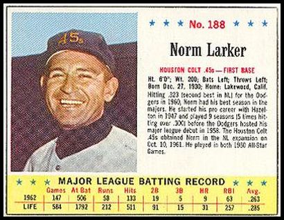 188 Norm Larker